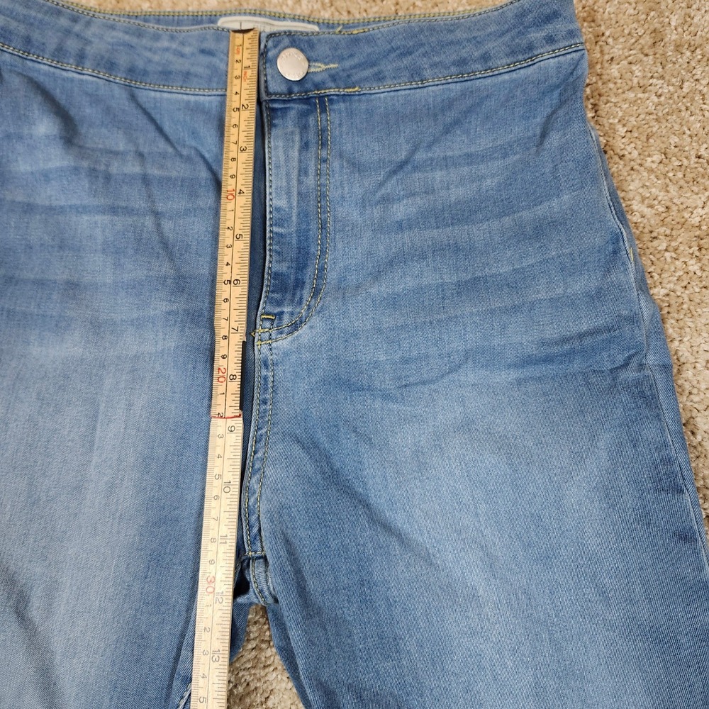 Free People Flare Jeans Just Float On Blue Denim Boho High Rise Size 28R - Picture 5 of 9